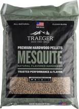 Traeger Grills Mesquite 100% All-Natural Wood Pellets for 20 - £25.77 GBP
