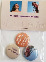 Nilufer Yanya - Miss Universe set of 3- 1&quot; promotional pin back buttons, sealed - £4.78 GBP