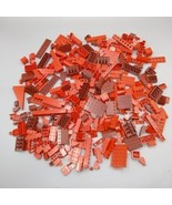 Lego Bricks Lot Red Light And Dark Almost 1 Pound - $14.84