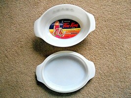 Anchor Hocking Fire King Meadow Green Oven Proof 1-1/2 qt. Casserole w/l... - $6.23