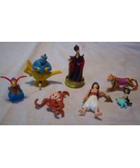 VINTAGE Walt Disney Aladdin TOY Figure LOT IAGO Jafar ABU Raja GENIE Windup - £14.40 GBP