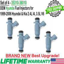 OEM NEW x4 Hyundai Best Upgrade Fuel Injectors for 2002-2006 Kia Sedona 3.5L V6 - $150.47