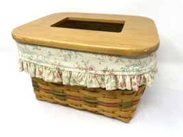 Longaberger 2002 Mother’s Day Special Things Basket, Protector, Liner - $18.99