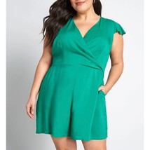 ModCloth On Island Time Green Romper Shorts NWT Size 14 - £47.06 GBP