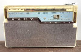 Vintage Sony TR 710-A Transistor 7 Super Het Radio Marine Japan For Part... - £59.59 GBP