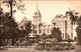 Vtg Postcard Hotel Vendome~San Jose~California Southern Pacific c1926 - £6.77 GBP