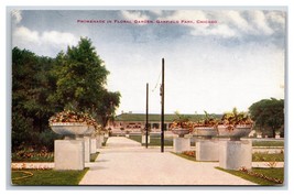 Promenade IN Floreale Giardino Garfield Park Il Chicago Illinois Unp DB Postcard - $4.03