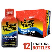 Berry Regular Strength 5 Hour Energy Shots 12 Pack - $34.99