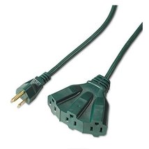 Master Electrician 04314ME 8-Foot Outdoor Extension Cord with 3-Outlets,... - £9.35 GBP