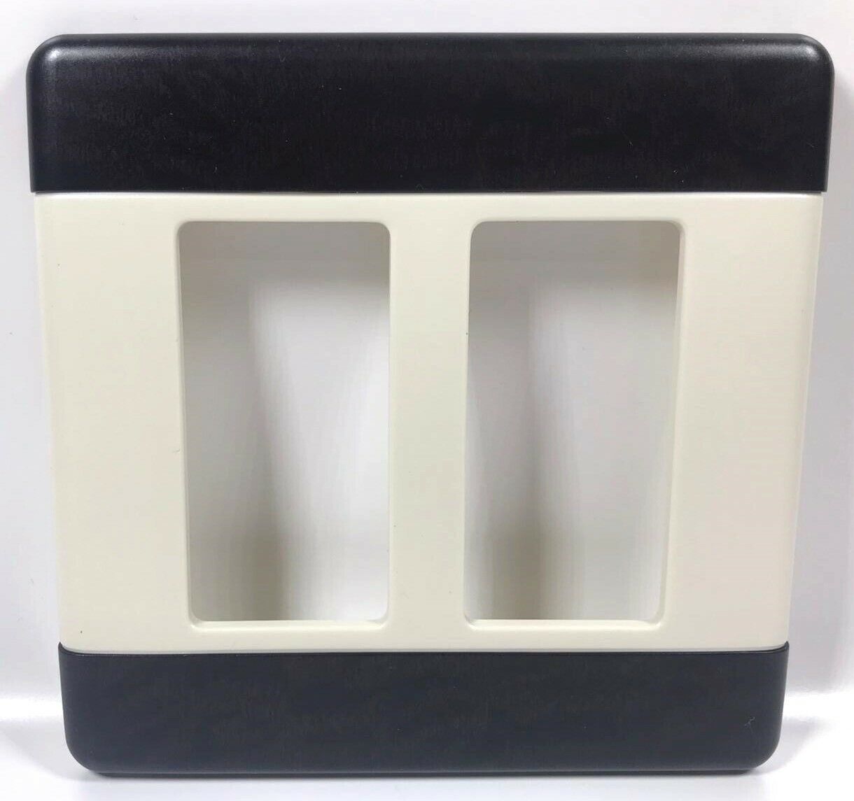 Primary image for Pass & Seymour Straight Style Wall Plate 2 Gang L. Almond/Aged Bronze