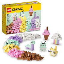 LEGO Classic Creative Pastel Fun Bricks Box 11028, Building Toys for Kids, Girls - £47.08 GBP