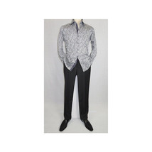 Men Shirt J.Valintin Turkey Usa Egyption Cotton Axxess Style 3T89-01 Gray image 5