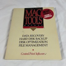 Manual For Mac Tools Deluxe Data Recovery Hard Disk Backup Central Point - $17.99