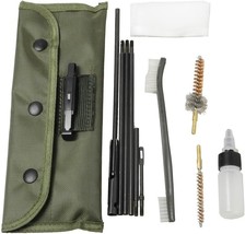 Compact Rifle Gun Cleaning Kit for .22 .223 Cal 5.56mm .22LR with OD Belt Pouch - £10.17 GBP