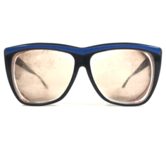 Vintage Bausch &amp; Lomb Ray-Ban Sunglasses Frames W0352 Black Iridescent Blue 130 - £116.85 GBP