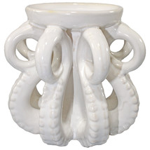 Red Octopus 22355 Ceramic Oval Serving Platter 13.63&quot; L Blue Sky - $48.51
