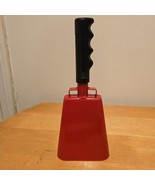 Red Cowbell with Handle Noise Maker Football Game Sporting Event Cow Bell - $239.99 MXN