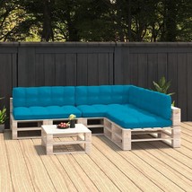  Sofa Cushion Set of 7 Blue Polyester Water-resistant materials - $395.93 CAD
