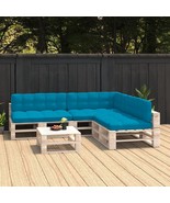  Sofa Cushion Set of 7 Blue Polyester Water-resistant materials - $395.93 CAD