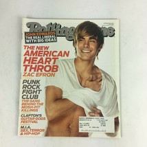 August 2007 Rolling Stone Magazine The New American Heart Throb Zac Efron - £10.17 GBP