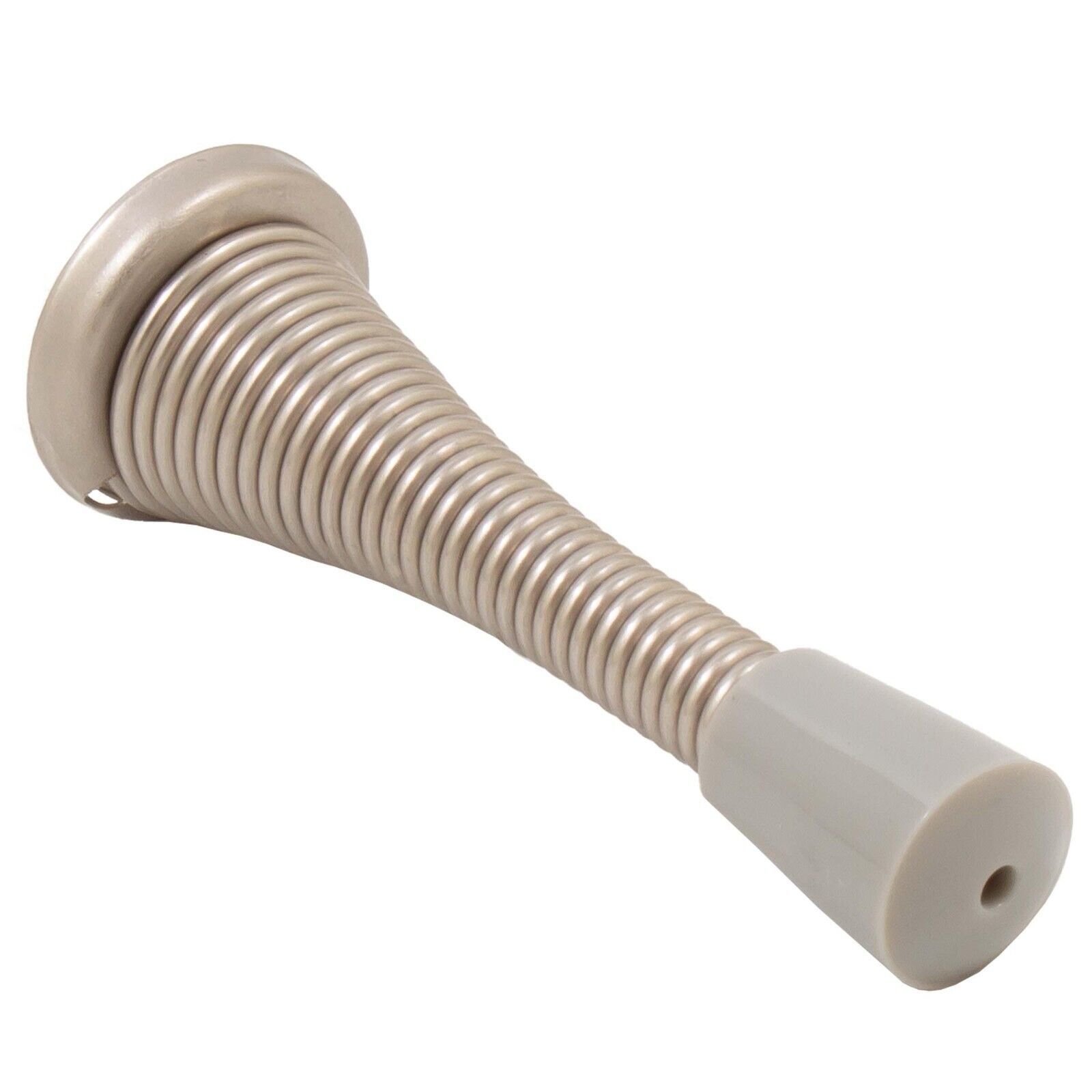 Heavy Duty Spring Door Stop 2 3/4&#39;&#39; in Satin Nickel By Stone Harbor Hard... - $5.94