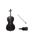 Merano 4/4 Cello，Bag，Bow ~ Black - £281.45 GBP