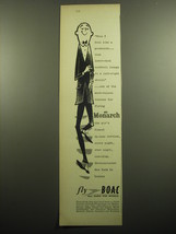 1957 BOAC Airways Ad - When I feel like a promenade - £14.81 GBP