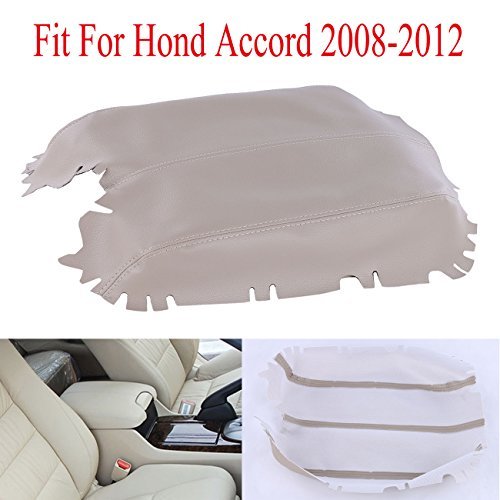Beige Center Console Armrest Cover Skin lid For Honda Accord (Leather Pa... - $5.96