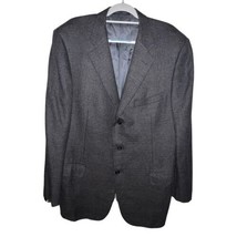 Ermenegildo Zegna Mens Gray 100% Cashmere 3 Btn 2 Vent Blazer Jacket Size 48R - £40.88 GBP