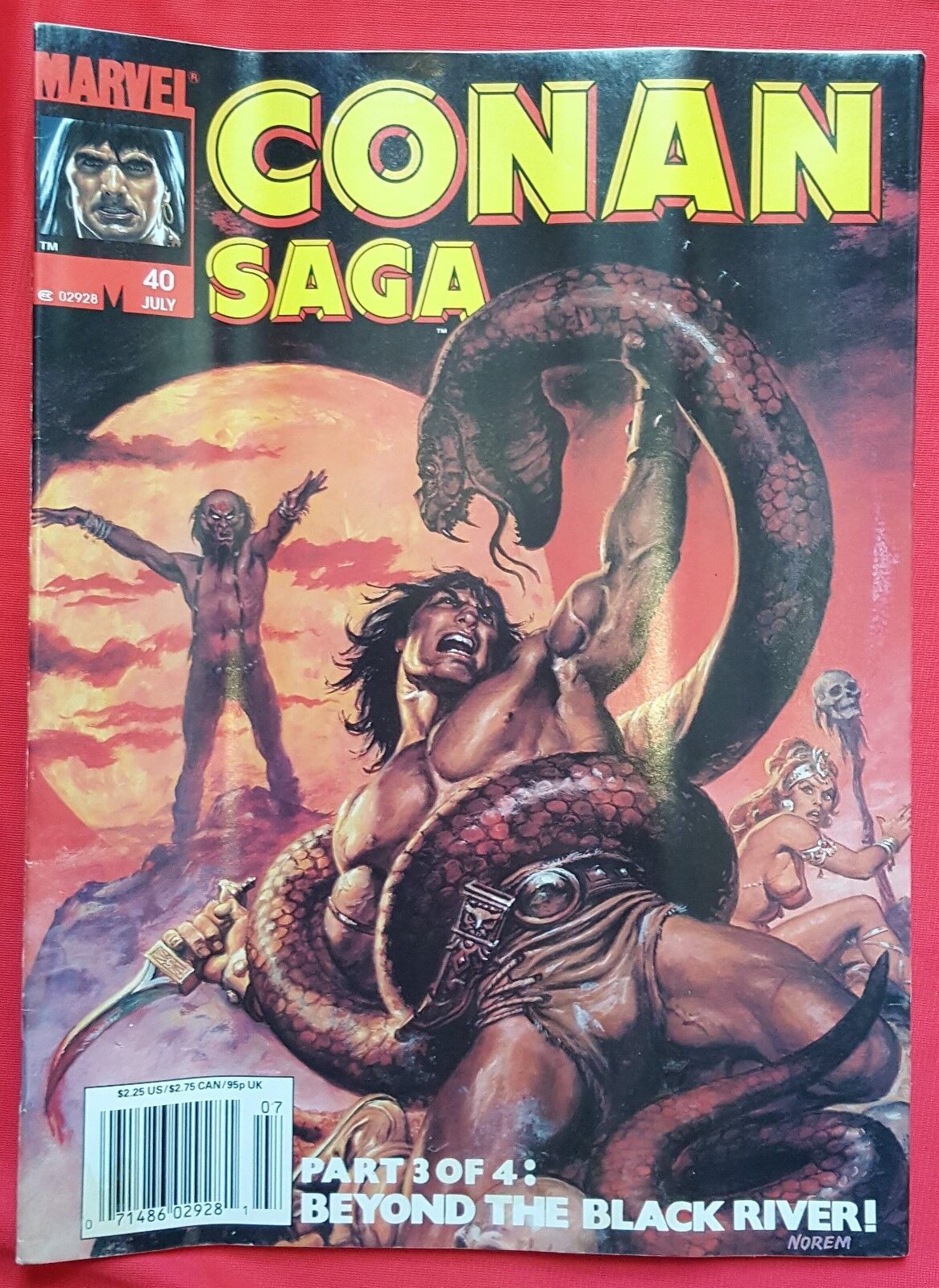 Primary image for Conan Saga #40 (July 1990, Marvel Magazine) Volume 1