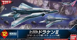 Bandai - Macross - Sv-262Ba Draken III Fighter Mode #012 - NIB - $324.00 MXN