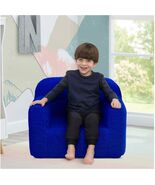 Delta Children Chair Blue Sherpa Cozee Removable Slipcover Soft Lightweight - $1,454.88 MXN