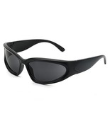 Wrap Around Street Fashion Sunglasses For Women Men Swift Oval Trendy Sh... - £16.07 GBP