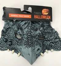 Halloween Bird Half Face Mask Adult Gray Flexible Costume Cosplay Animal... - $18.60