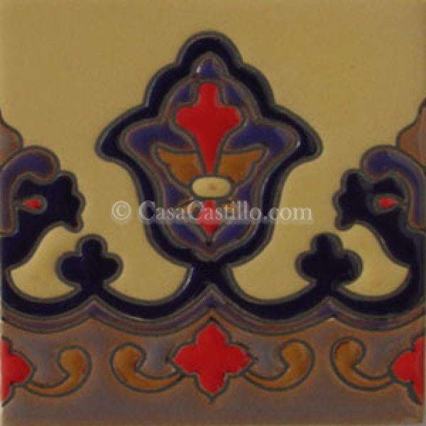 Ceramic High Relief Border  Tiles Handcrafted  - Vigo -  (you select the... - $189.00