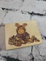 Uptown Rubber Stamp Boyds Collection Manheim The Eco Moose 3” Mounted - £7.44 GBP