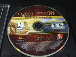 Sid Meier&#39;s Civilization III Gold Edition &amp; Civ City Rome (PC, 2009) - Disc Only - £8.49 GBP