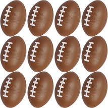 Mini Foam Footballs 12 Pcs Pack | 3.25 Inch Party Favor Balls For Kids |... - £18.95 GBP