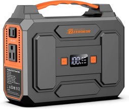 Zerokor Portable Power Station, 100W 110V Portable Power, Without Solar Panel - $148.99