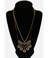 Mia Inspirations Earrings 10&quot; Necklace Set Boho Style Black - $11.75