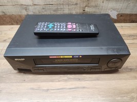 Sharp VC-A593U Video Cassette Recorder Player With OEM Remote - Tested &amp; Working - £51.39 GBP