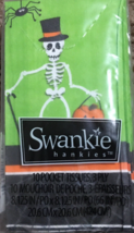Swankie Hankies Travel Tissues Dancing Skeletons Halloween 1pk 10 tissue... - $9.78