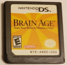 Brain Age: Train Your Brain in Minutes a Day (Nintendo DS, 2006 CLEANED &amp; TESTED - £4.60 GBP