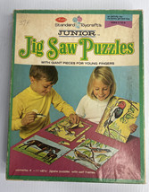 Vtg Avalon/Standard Toycrafs Junior Jigsaw Puzzles w/self frames - £6.29 GBP