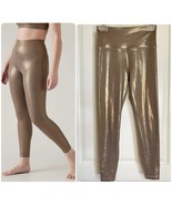Athleta Elation Shine Tight Womens S Pyrite Shine High Rise Metallic Bro... - €25,70 EUR