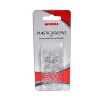 Janome Plastic Bobbins For All Janome Models - $7.95