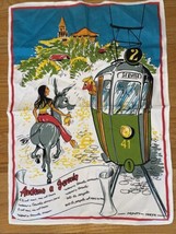 Italy Tea/Dish Towel Monti Trieste Andemo A Servola - £15.24 GBP