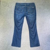 Carhartt Jeans Womens 14 Short Layton Slim Fit Boot Cut Flare Denim Pant 36x29 - £14.54 GBP