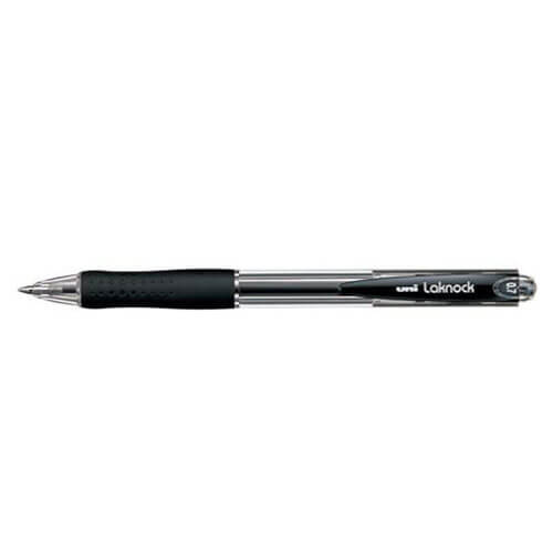 Primary image for Uni Laknock Retractable Ballpoint Pen 12pcs (Fine) - Black