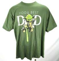Star Wars Yoda Best Dad Mens 3XL Short Sleeve T-Shirt Movie Memorabilia Souvenir - £27.33 GBP